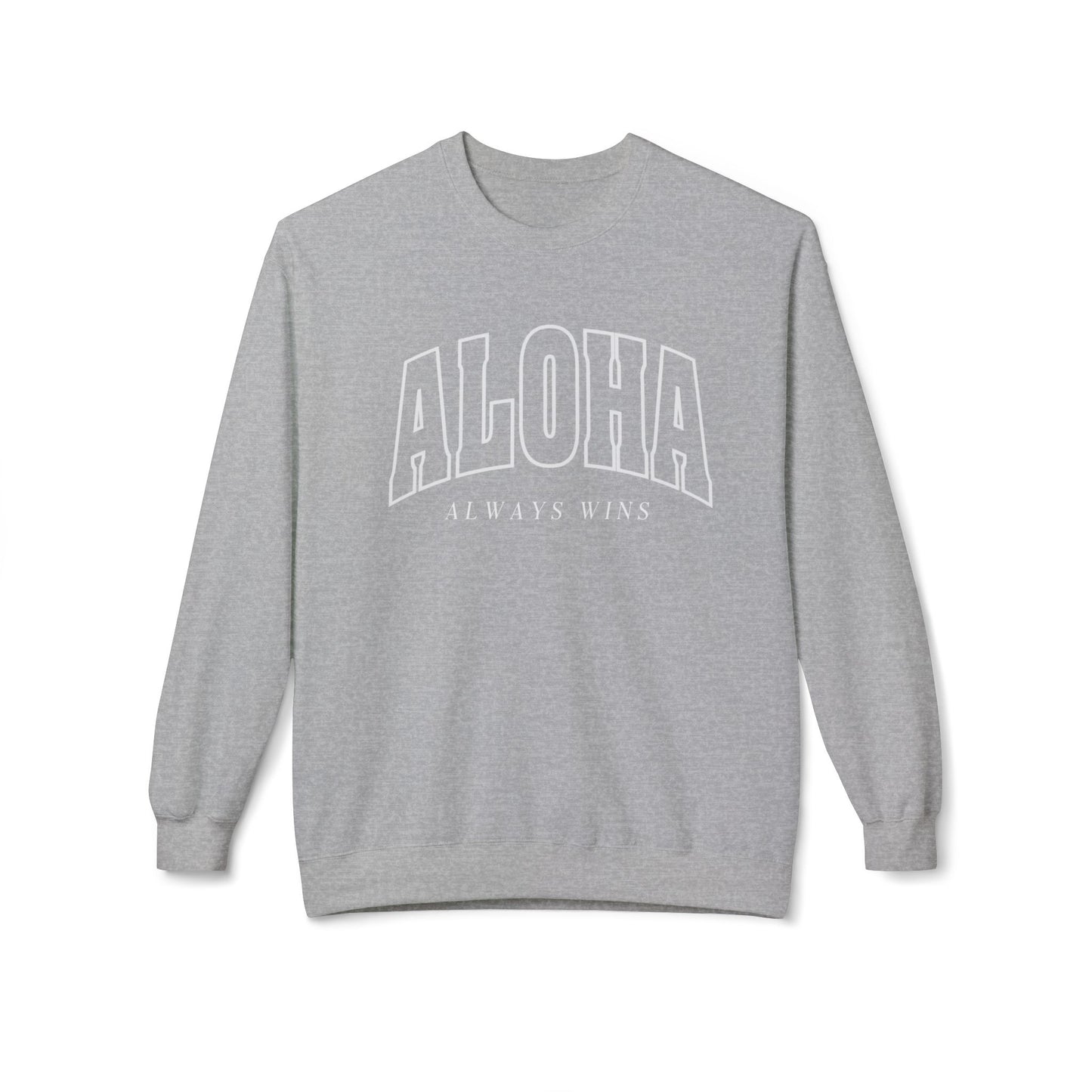 Aloha Always Wins Softstyle Crewneck Sweatshirt