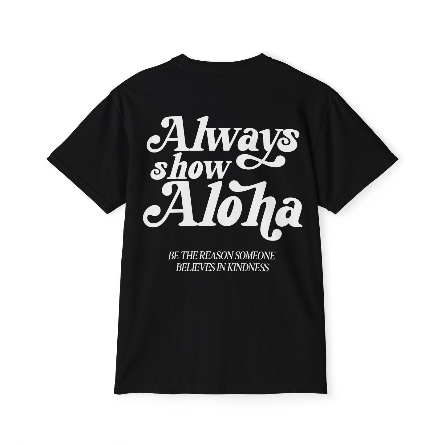 Always show ALOHA (pocket tee!)