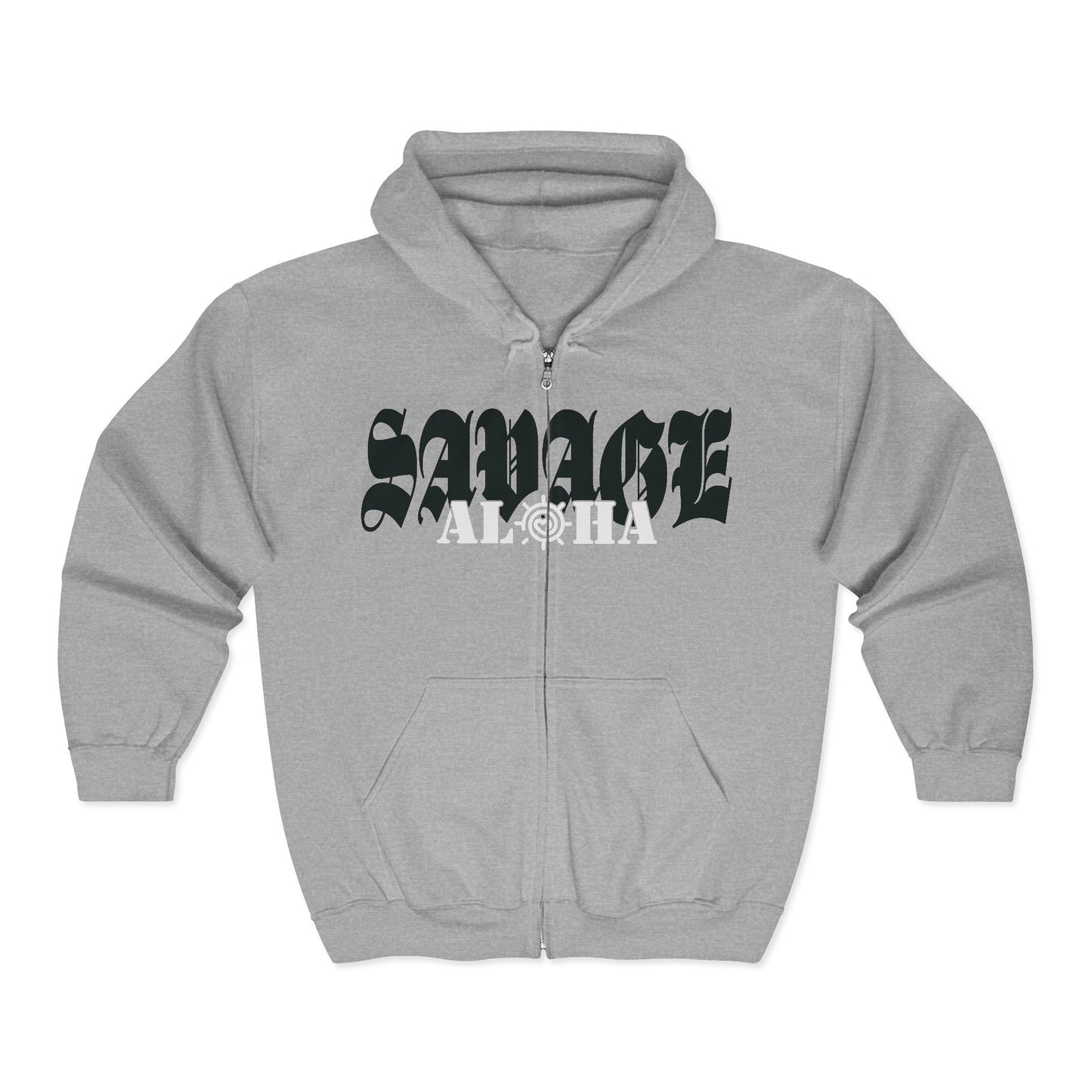 Savage Aloha - Full Zip Hooded Jacket