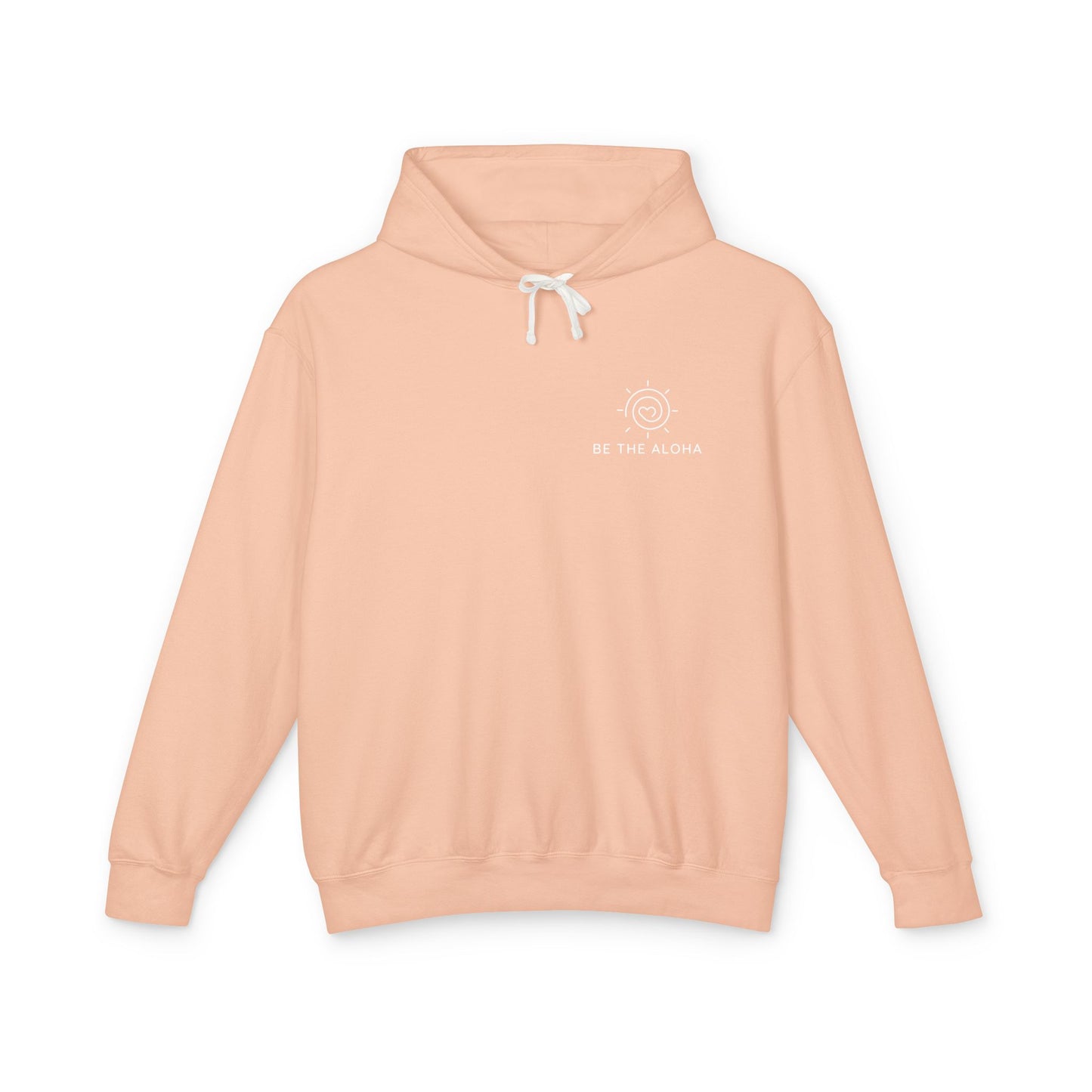 Share Aloha - Comfort Colors Lightweight Hooded Sweatshirt