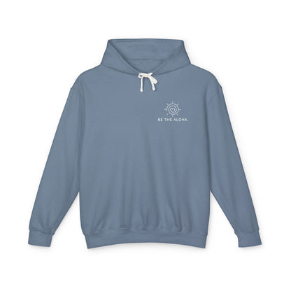 Share Aloha - Comfort Colors Lightweight Hooded Sweatshirt