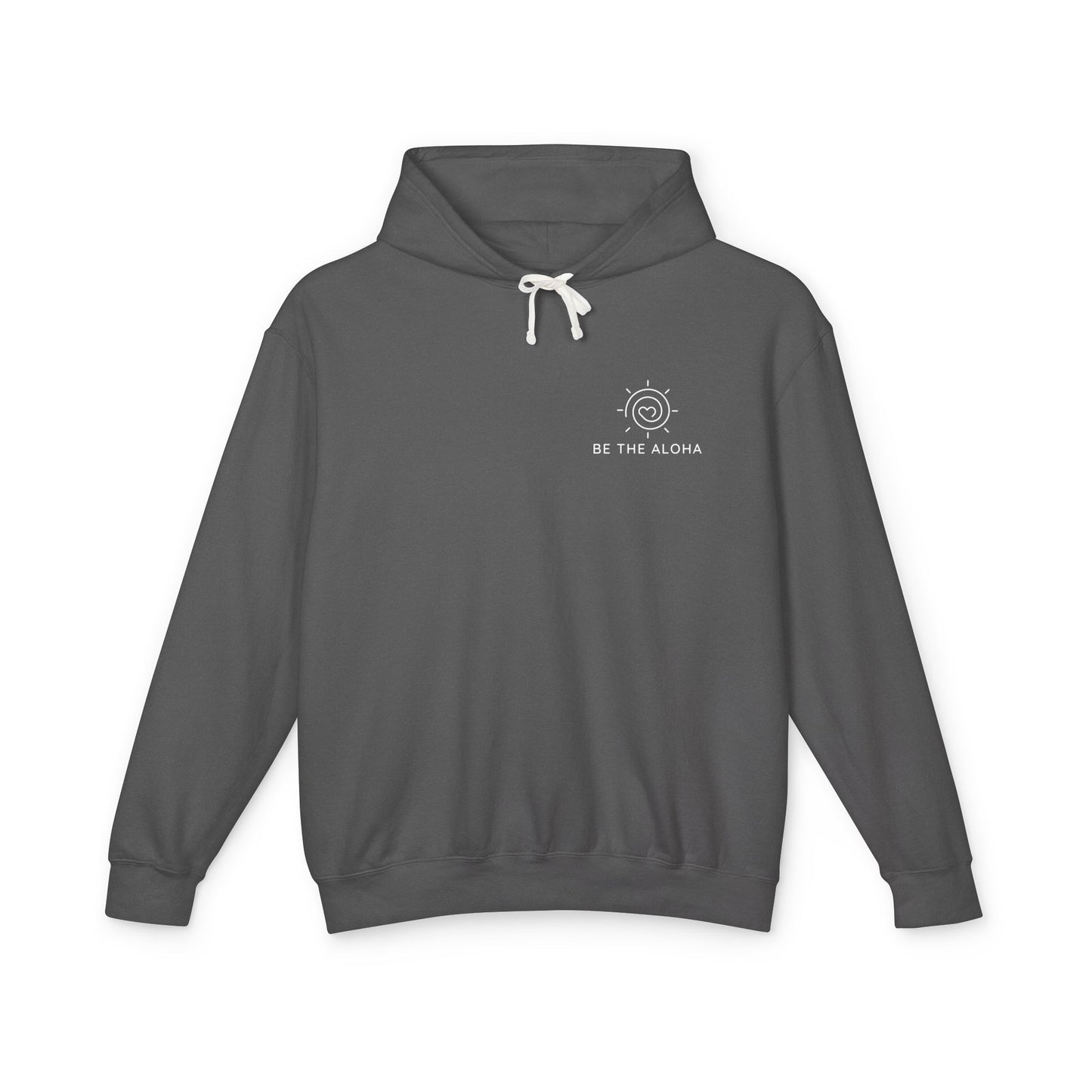 Share Aloha - Comfort Colors Lightweight Hooded Sweatshirt