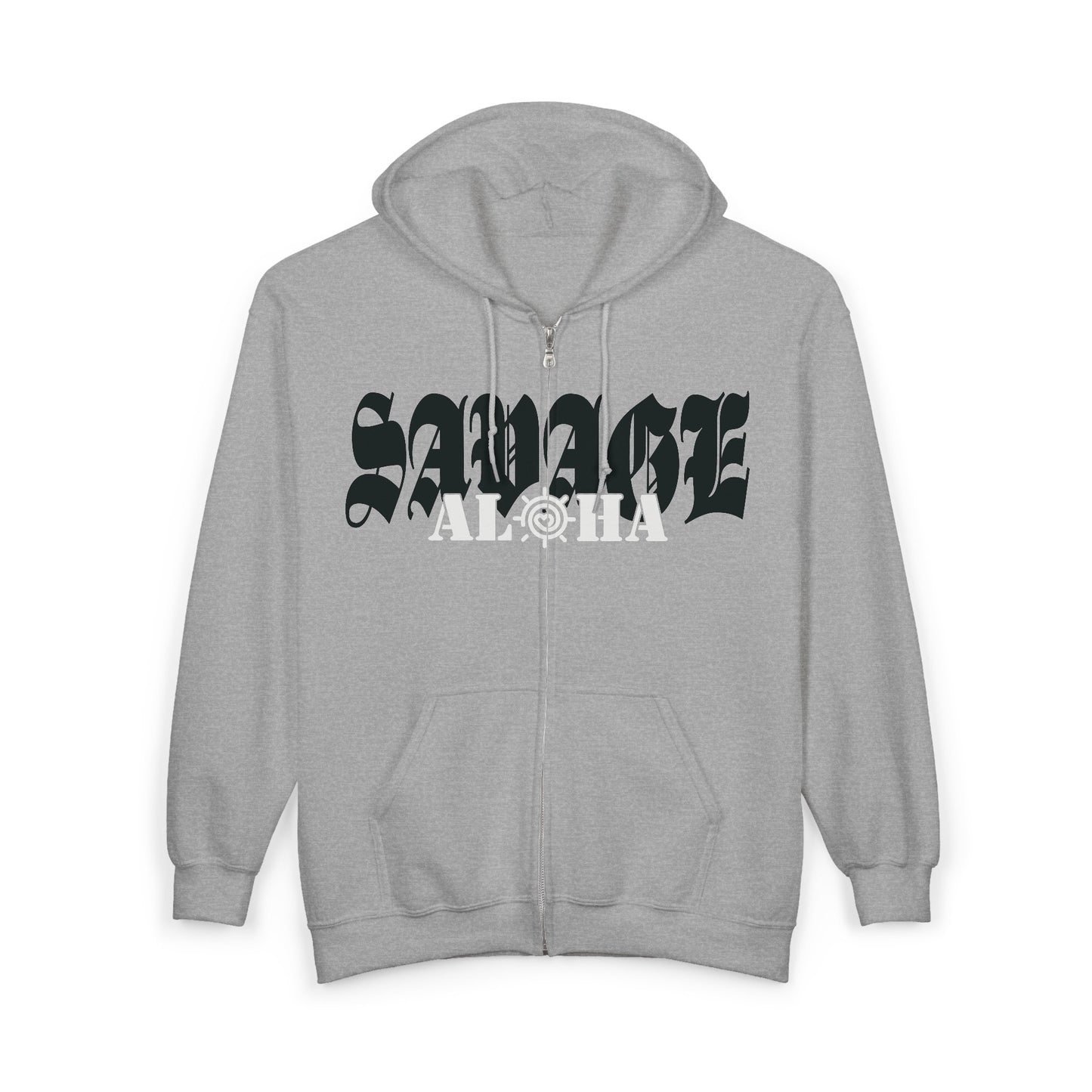 Savage Aloha - Full Zip Hooded Jacket
