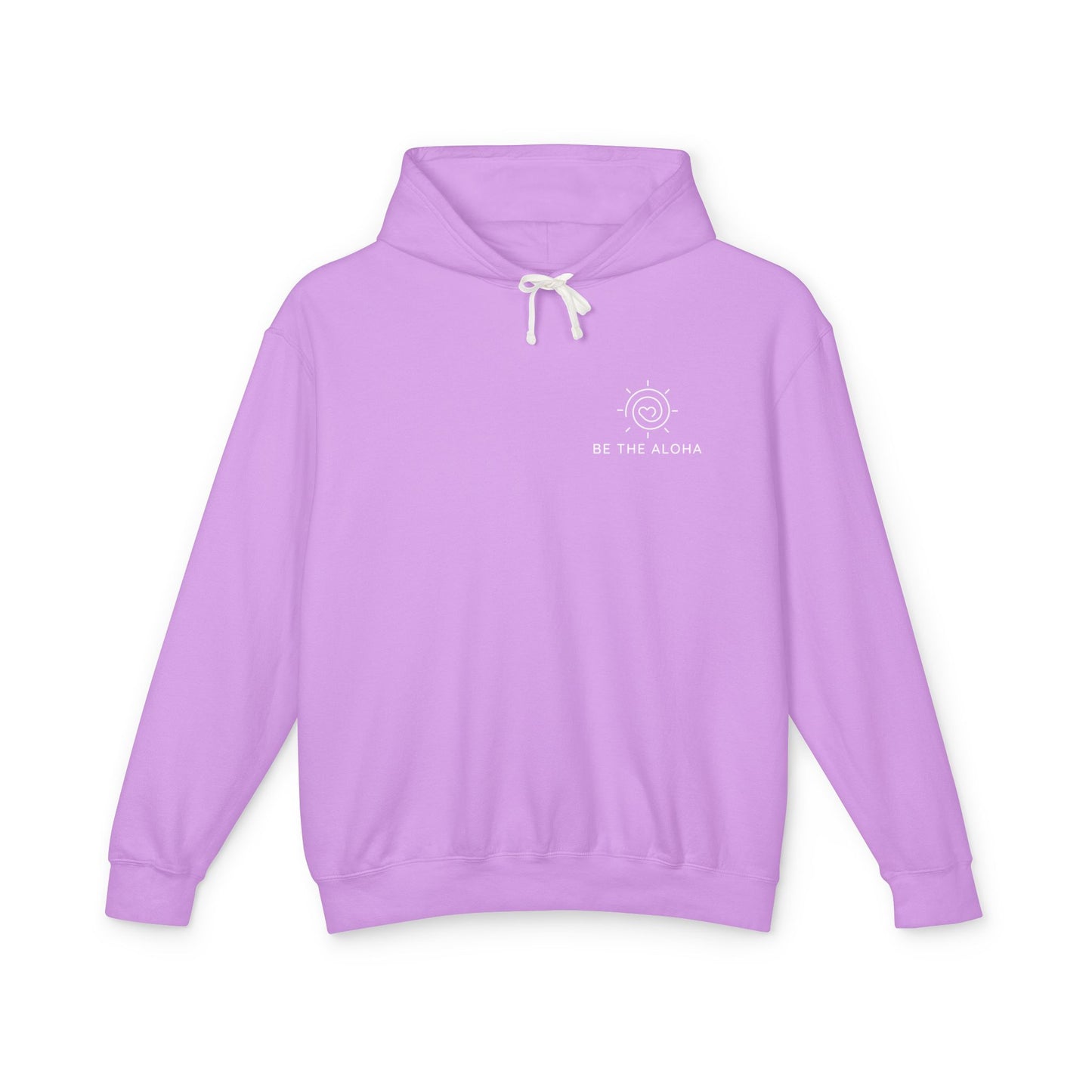 Share Aloha - Comfort Colors Lightweight Hooded Sweatshirt