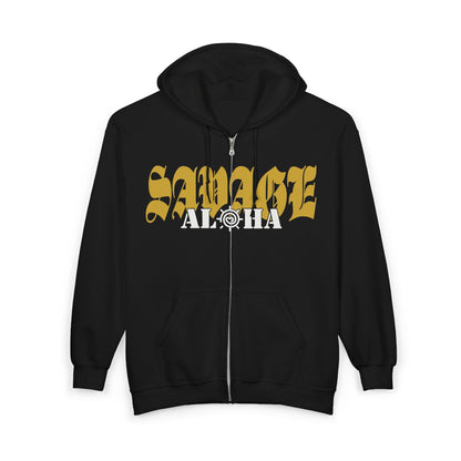Savage Aloha - Full Zip Hooded Jacket