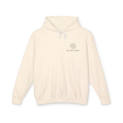 Share Aloha - Comfort Colors Lightweight Hooded Sweatshirt