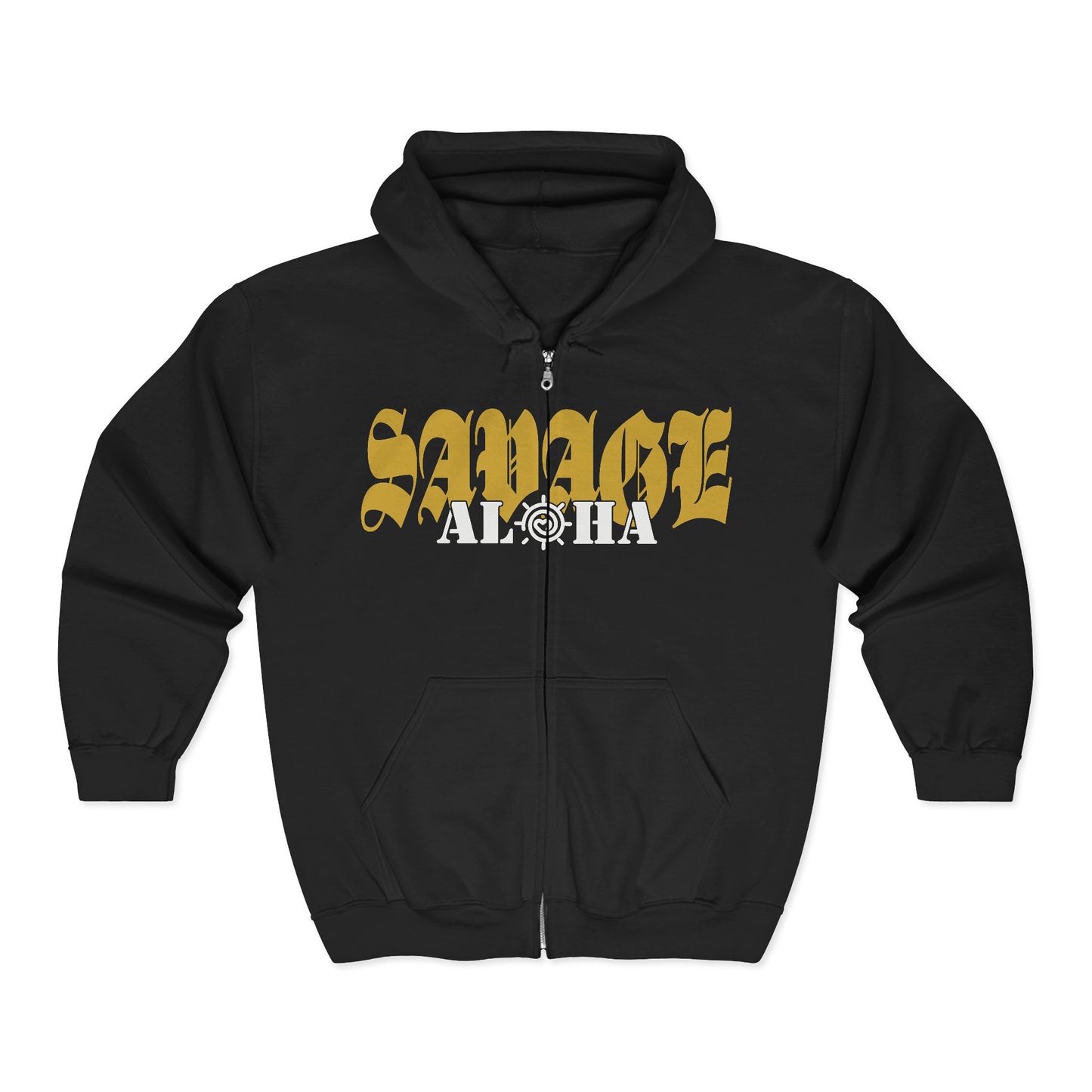 Savage Aloha - Full Zip Hooded Jacket