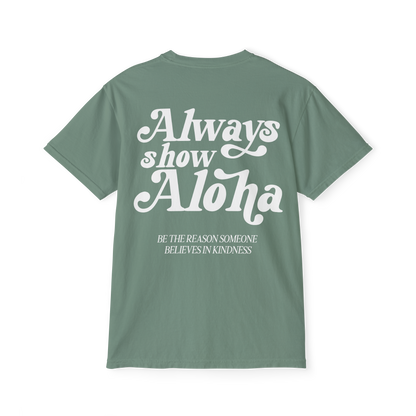 Always show ALOHA (pocket tee!)